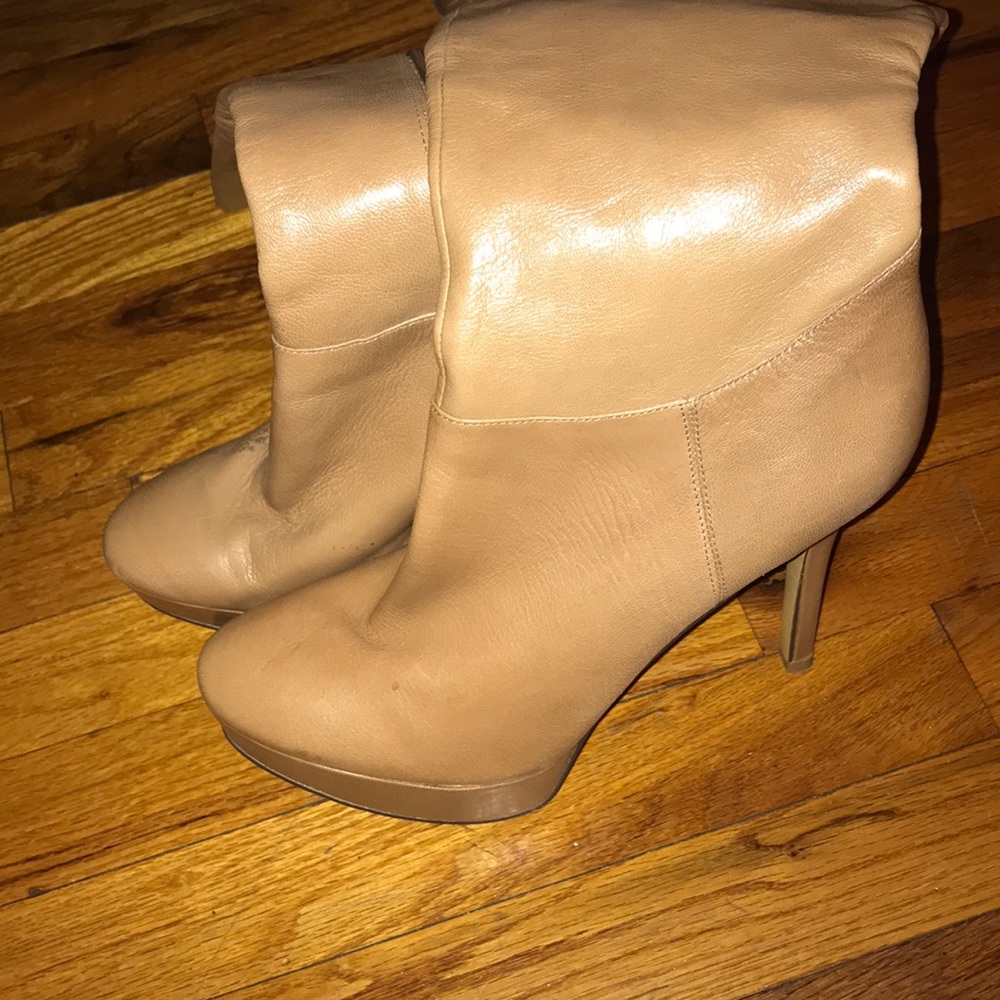 Platform knee boots